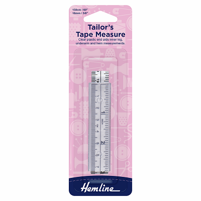 H259 Tape Measure: Tailors Tape - Plastic End 